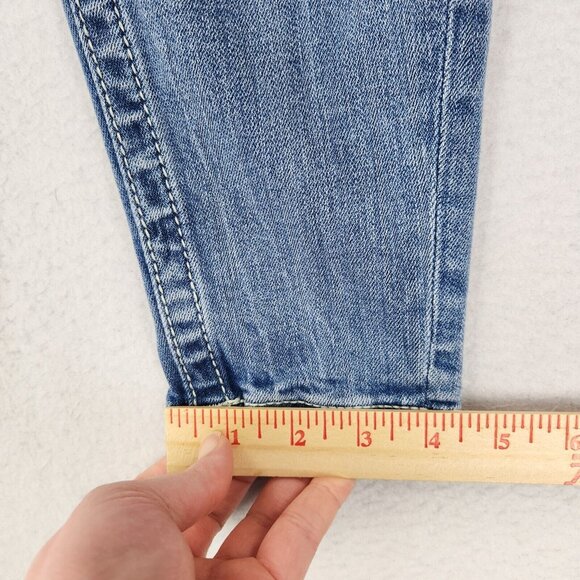 Vigoss Jeans Womens 4 Blue Skinny Leg Medium Wash Mid Rise Ankle Casual Denim - Picture 6 of 12